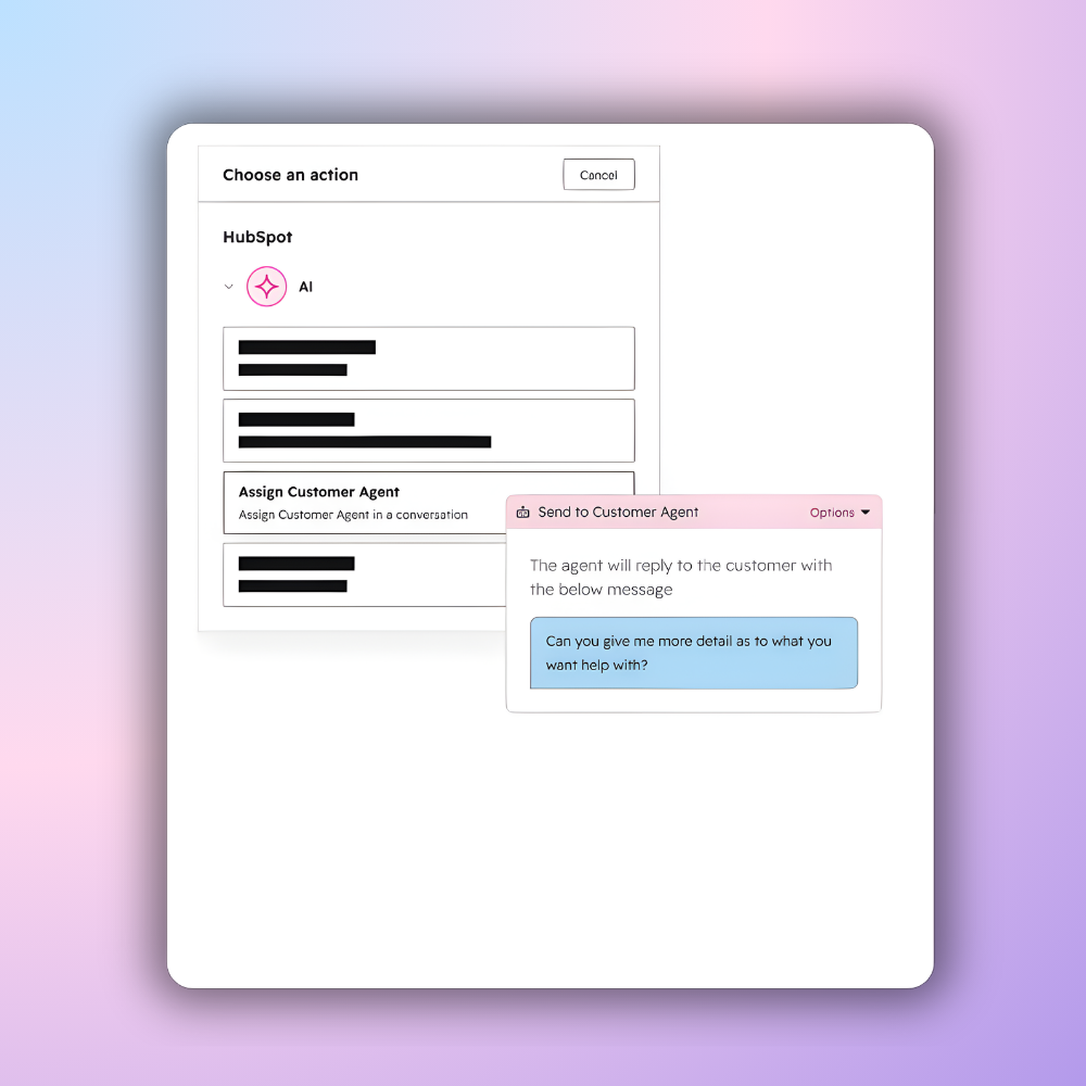 Triển khai Customer Agent trong Workflows và Chatflows